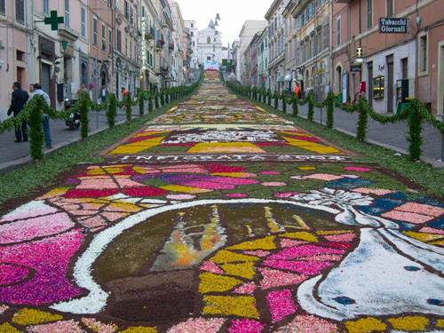 Genzano, all’Infiorata 2015 la prima edizione di Parchi in Fiera infioratagenzano