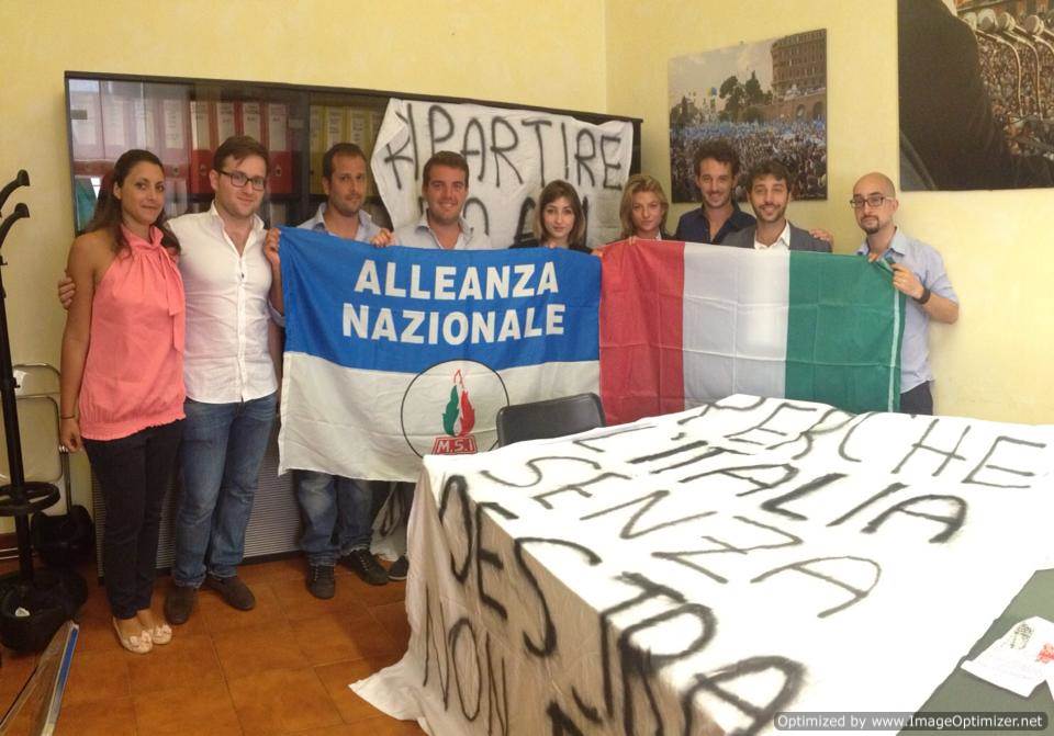 Occupata a Roma la sede della Fondazione Alleanza Nazionale Occupazione fondazione an