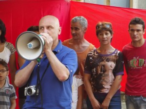 Manifestazione comunità rumena a Marino