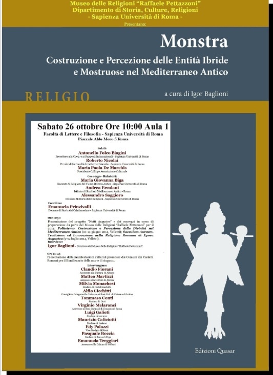 Edy Palazzi alla presentazione di “Notti Augustee” alla Sapienza Notti Augustee