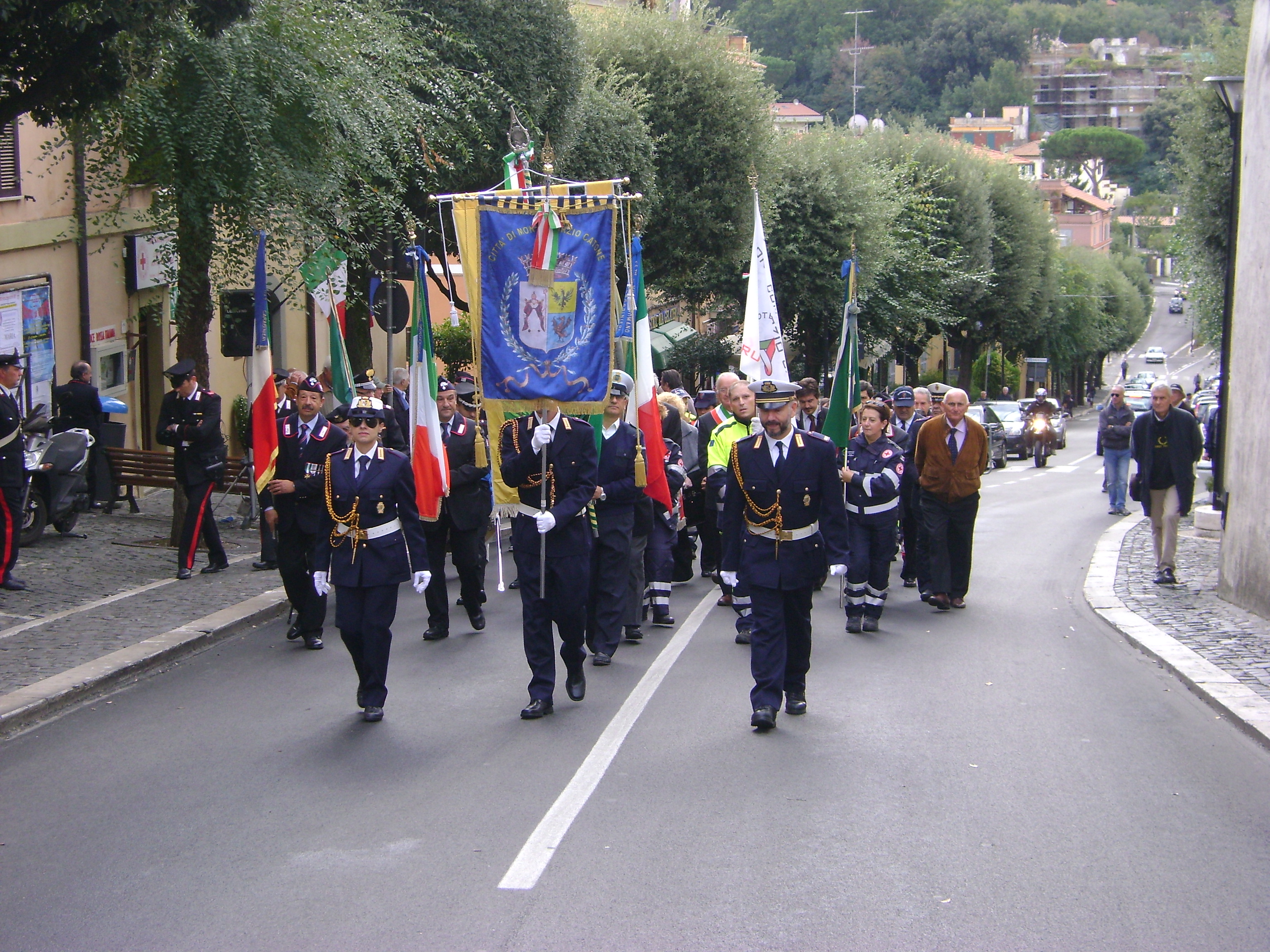 La festa delle Forze Armate a Monte Porzio Catone sfilata per il 4 novembre a monte porzio catone