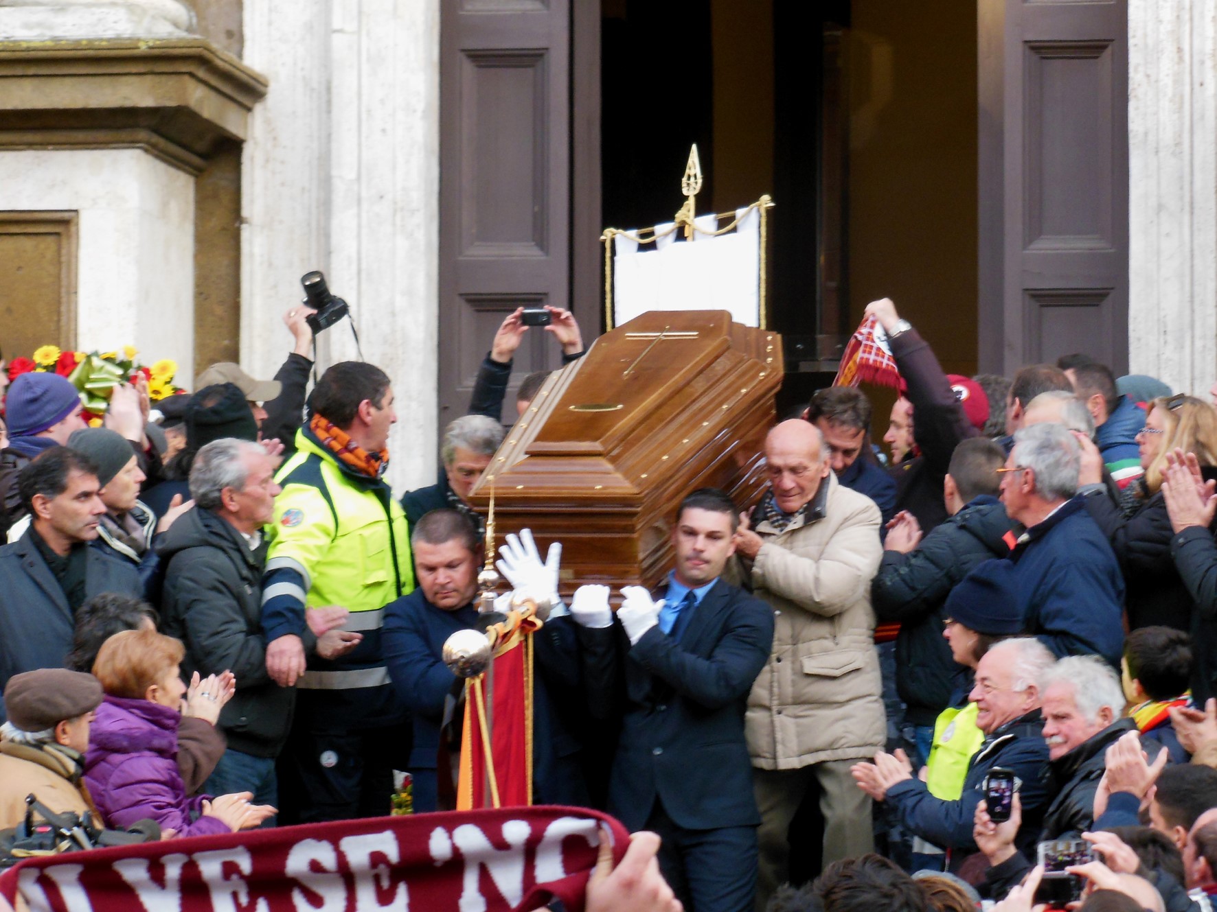 Amedeo Amadei, il ricordo di una tifosa romanista Funerali Amadeo Amadei