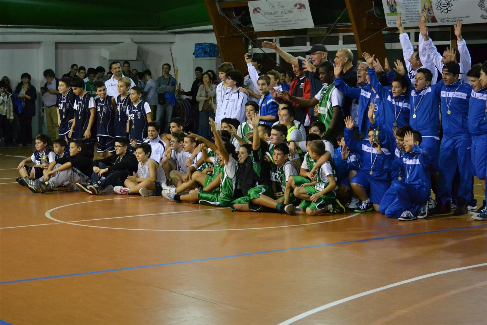 A Colonna si è svolta la festa del basket under 13 Festa basket Colonna