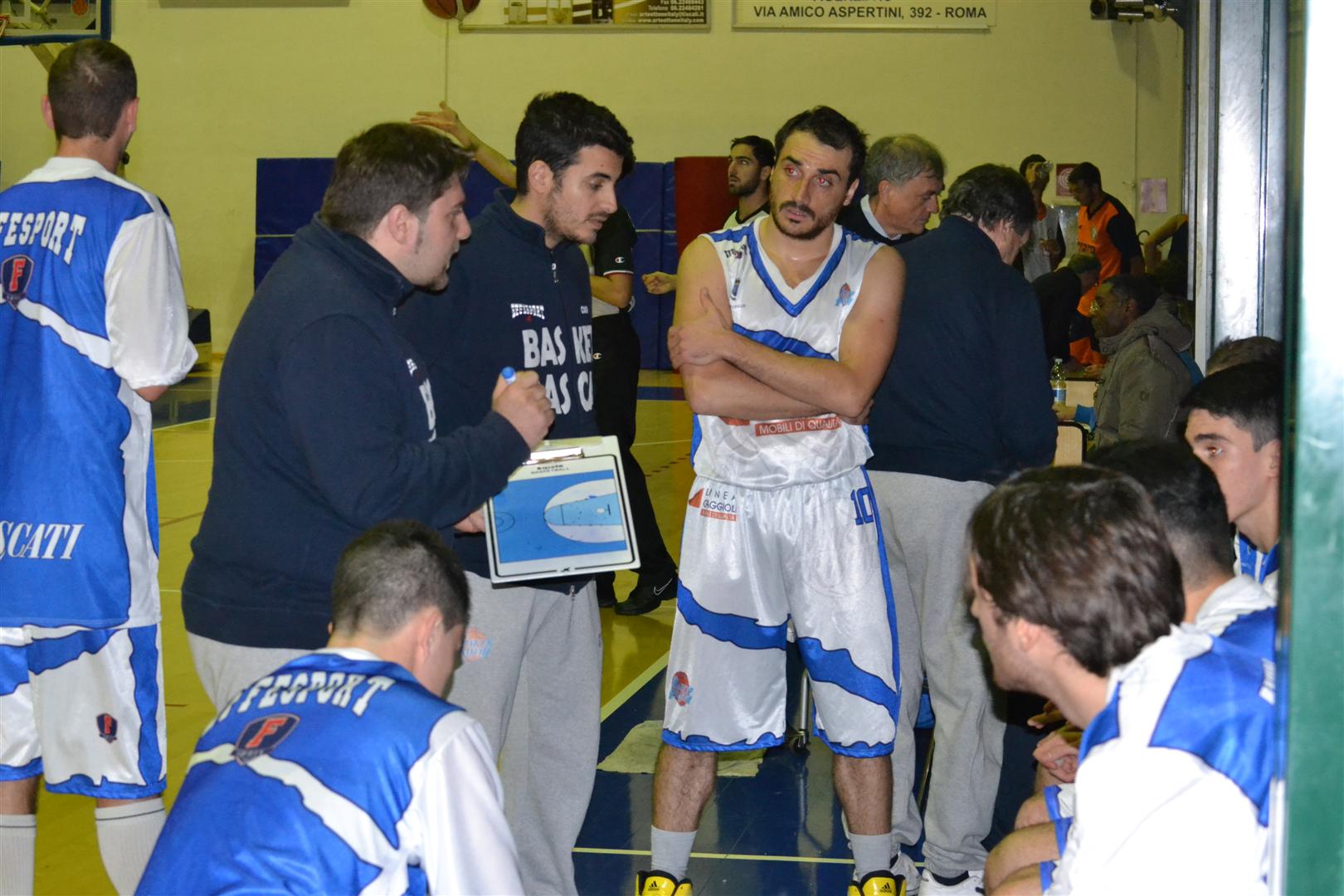 Seconda sconfitta per la C2 maschile del Basket Frascati generico time out basket frascati