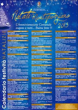 Le iniziative per le feste natalizie a Monte Porzio Catone natale monteporziano 2013