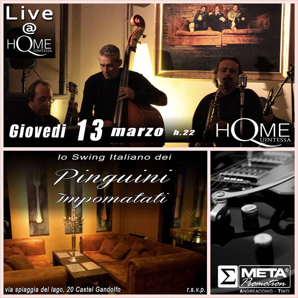Quintessa e Meta Promotion, giovedì ai Castelli è Live@Home livehome