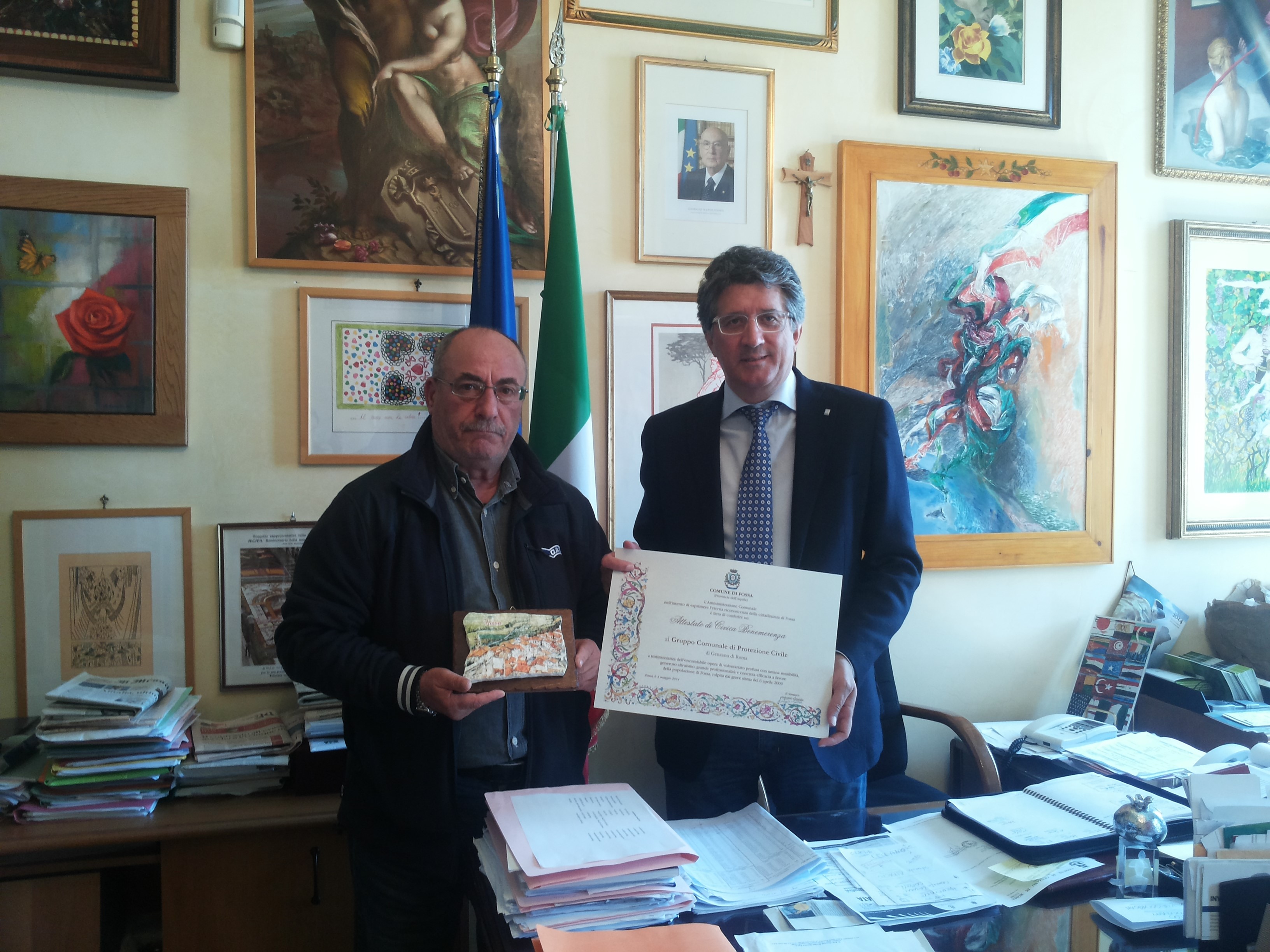 Protezione Civile di Genzano premiata a Fossa (AQ) protezione_civile_genzano