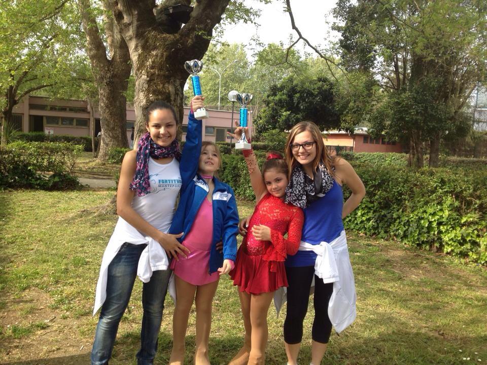 Pattinaggio Fortitudo Monteporzio, Coltella ai campionati italiani Cadetti pattinaggio_fortitudo_monteporzio_le_ragazze_premiate_al_trofeo_lazio
