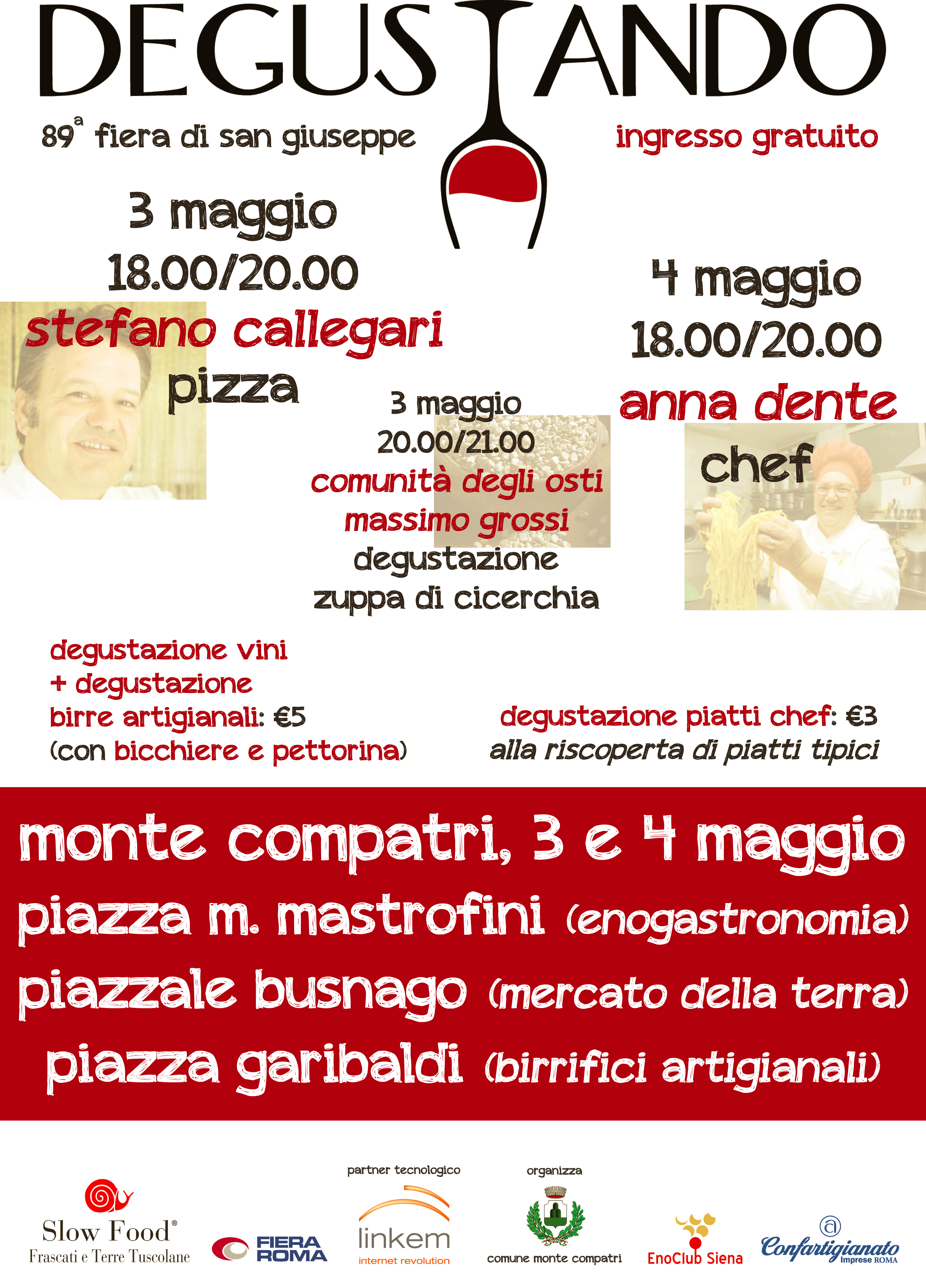 Monte Compatri, il 3 e 4 maggio torna Degustando degustando_monte_compatri