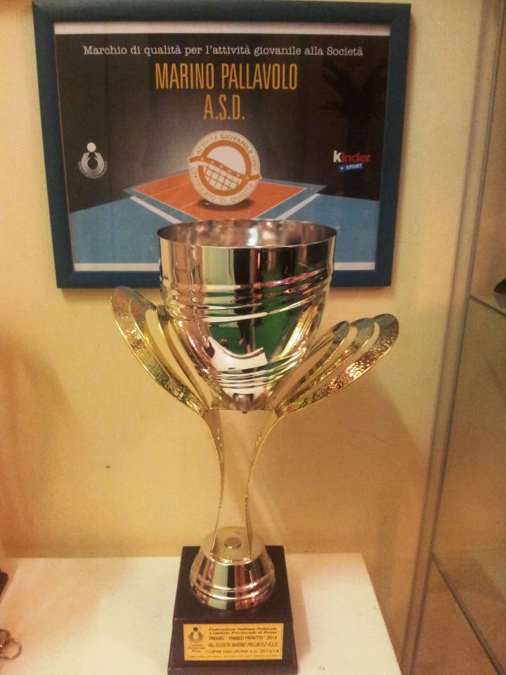 Al Marino Pallavolo il premio Fipav Franco Favretto 2014 coppa