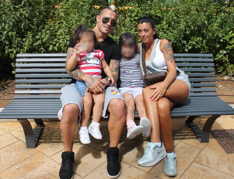 Romeo & Giulietta e la famiglia Naingollan a Rainbow Magicland famiglia_nainggolan