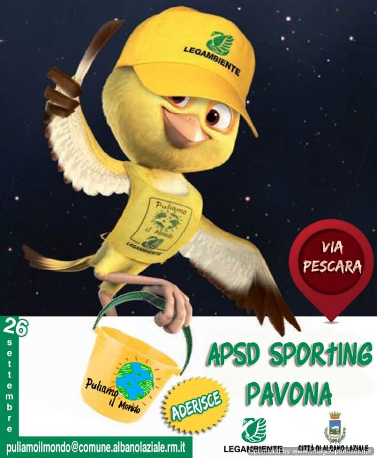 Albano Laziale aderisce a Puliamo Il Mondo puliamoilmondo