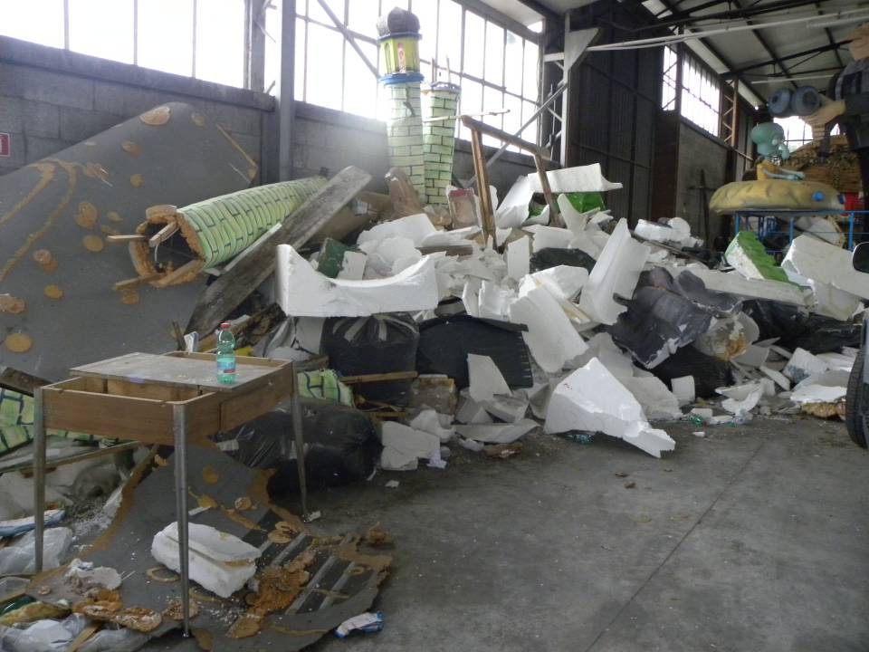 Papalia denuncia degrado al deposito comunale di Genzano deposito