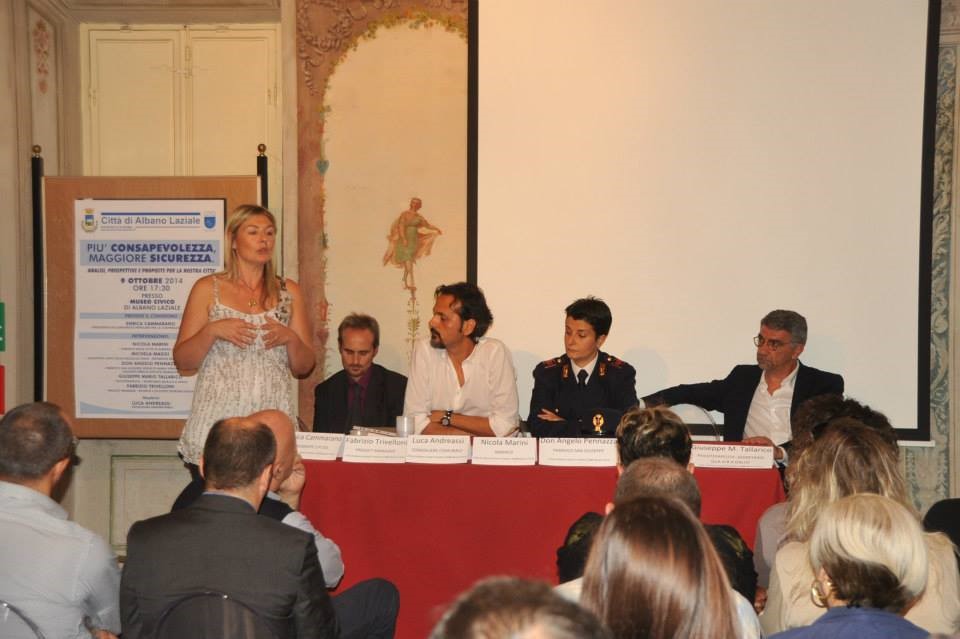 Un comitato per la sicurezza ad Albano, Marini dice si convegno