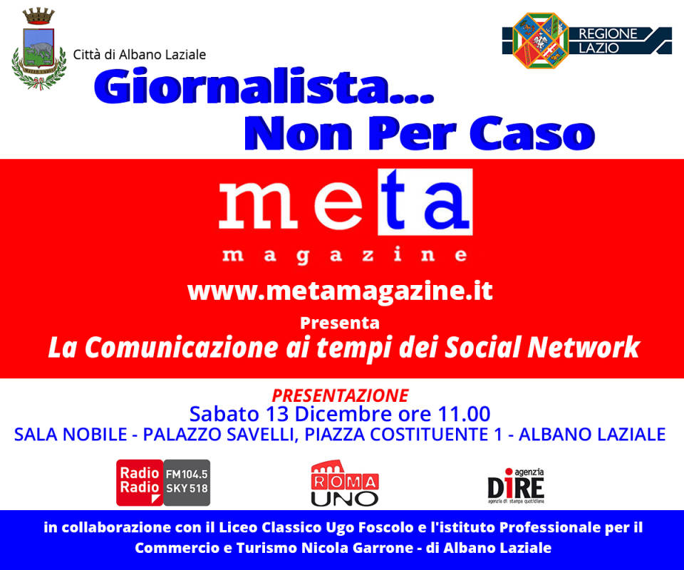 Meta Magazine lancia il corso “Giornalista non per caso” corso