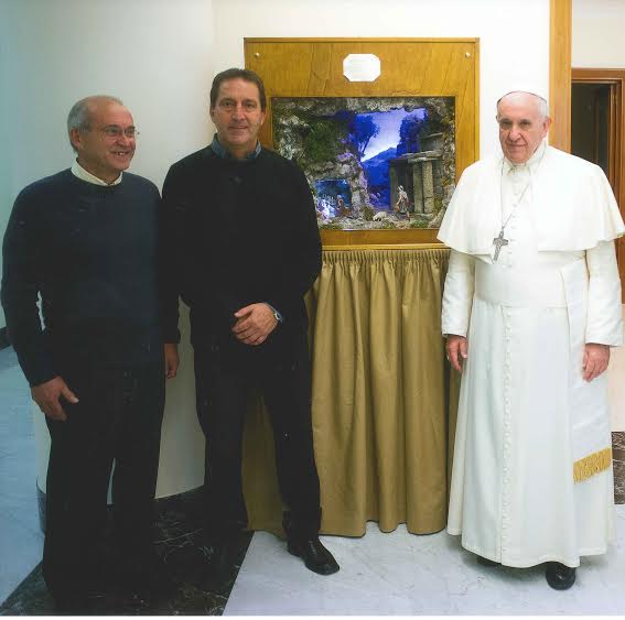 Il presepe di Monteporzio a casa Bergoglio bergoglio