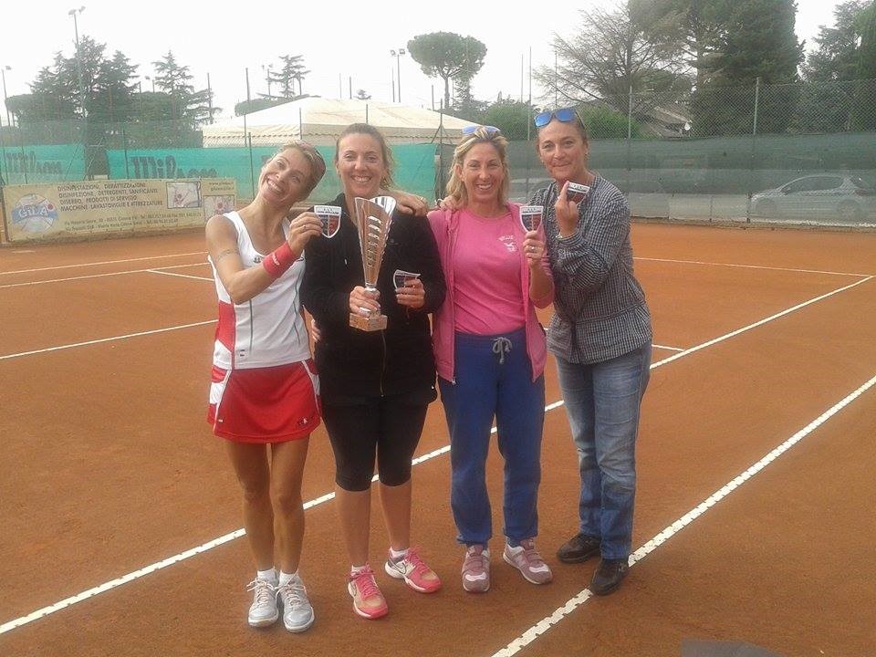 Le tenniste del Country Club Frascati campionesse laziali tennis