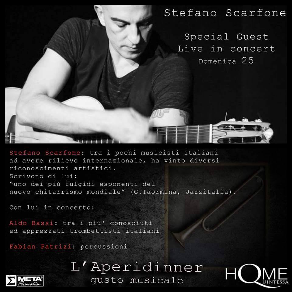 Alla Quintessa il chitarrista Stefano Scarfone scarfone