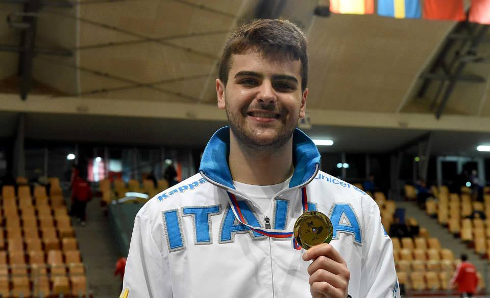 Damiano Rosatelli campione europeo giovani di fioretto rosatelli