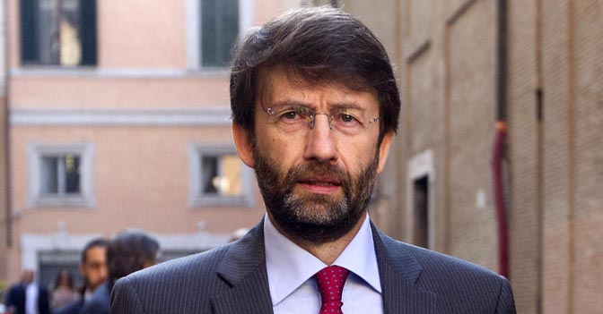 Il Ministro dei Beni Culturali Dario Franceschini a Monteporzio franceschini
