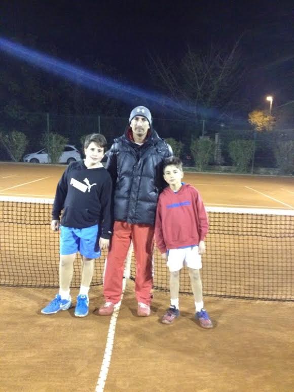 Il maestro Giudizi coccola i talenti del tennis al New Country Club Frascati pastorini_giudizi