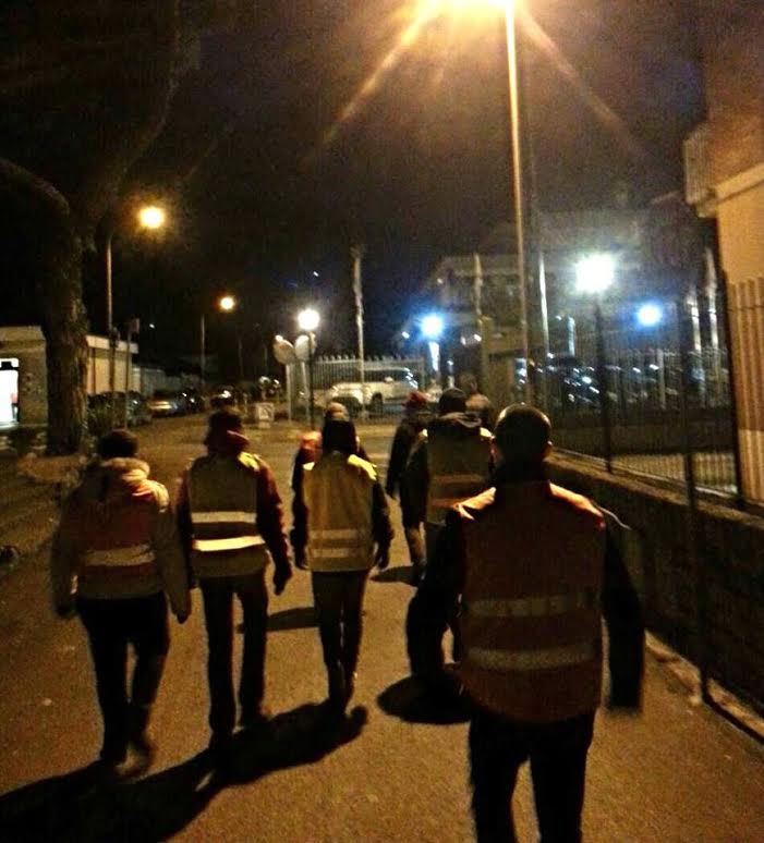 Forza Nuova a Pavona passeggiando per la sicurezza sicurezza