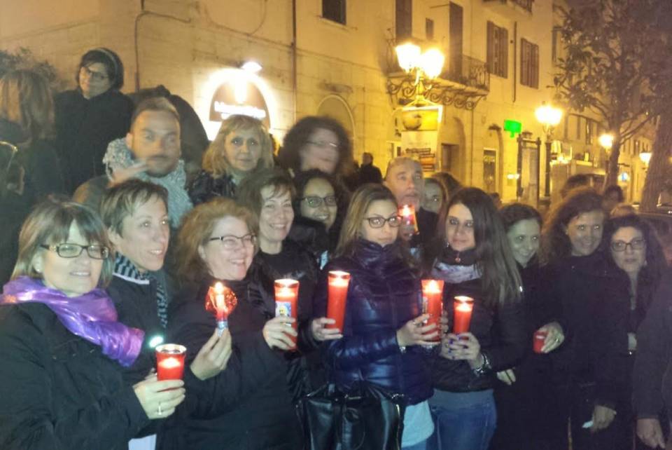 Anche a Pavona il flash mob contro la Buona Scuola di Renzi flashmob