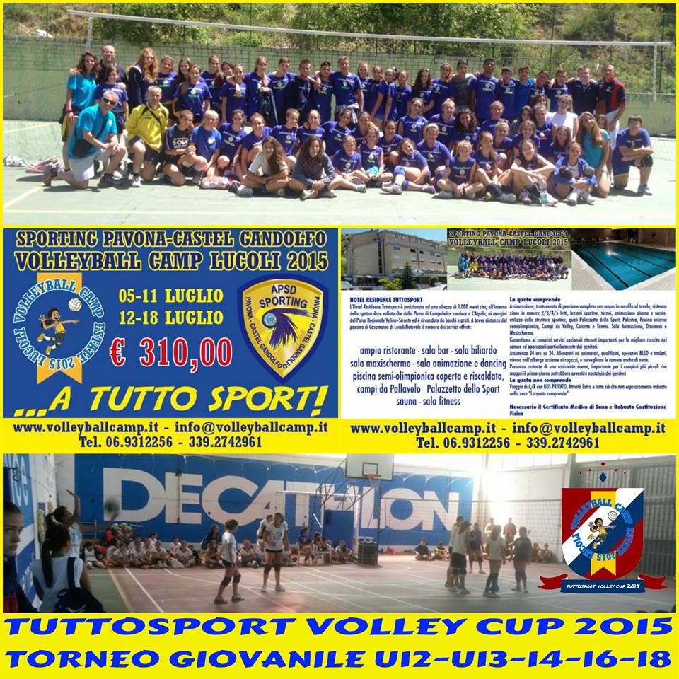 Torna Sportivi X Cultura col Volley Camp a Lucoli volleycup