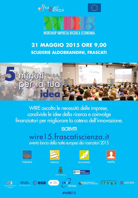 A Frascati Wire15, workshop su scienza, imprese ed innovazione wire