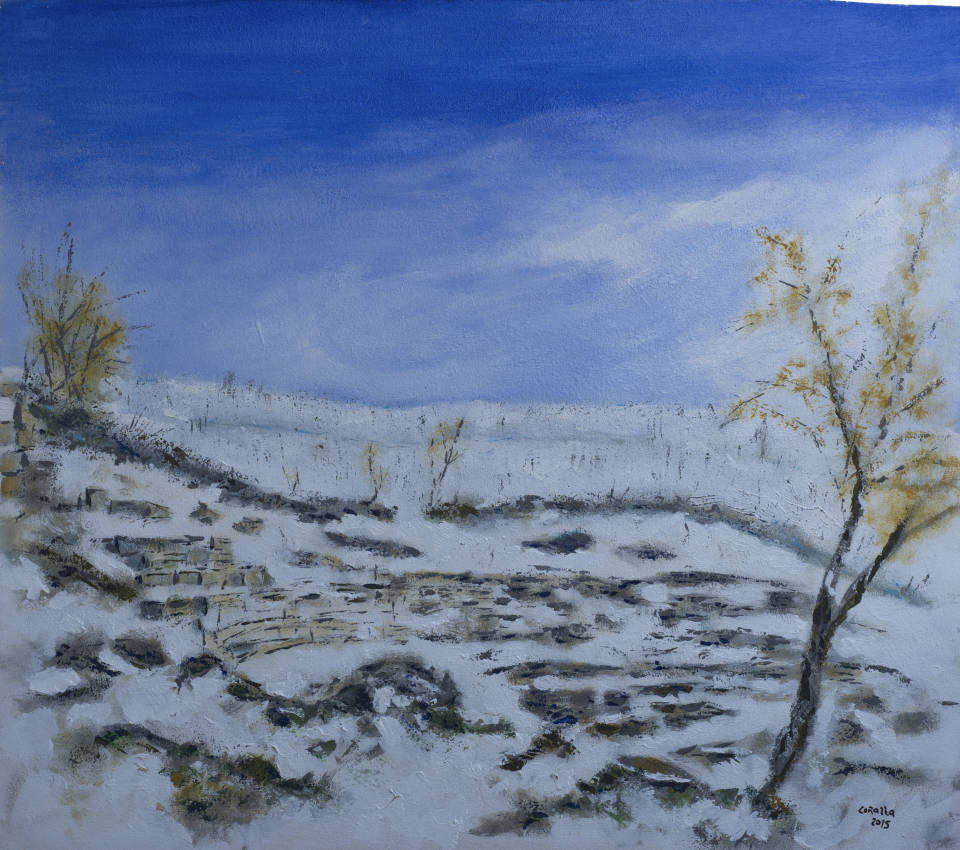 A Frascati si inaugura la mostra di Guglielmo Corazza neve_al_tuscolo_guglielmo_corazza