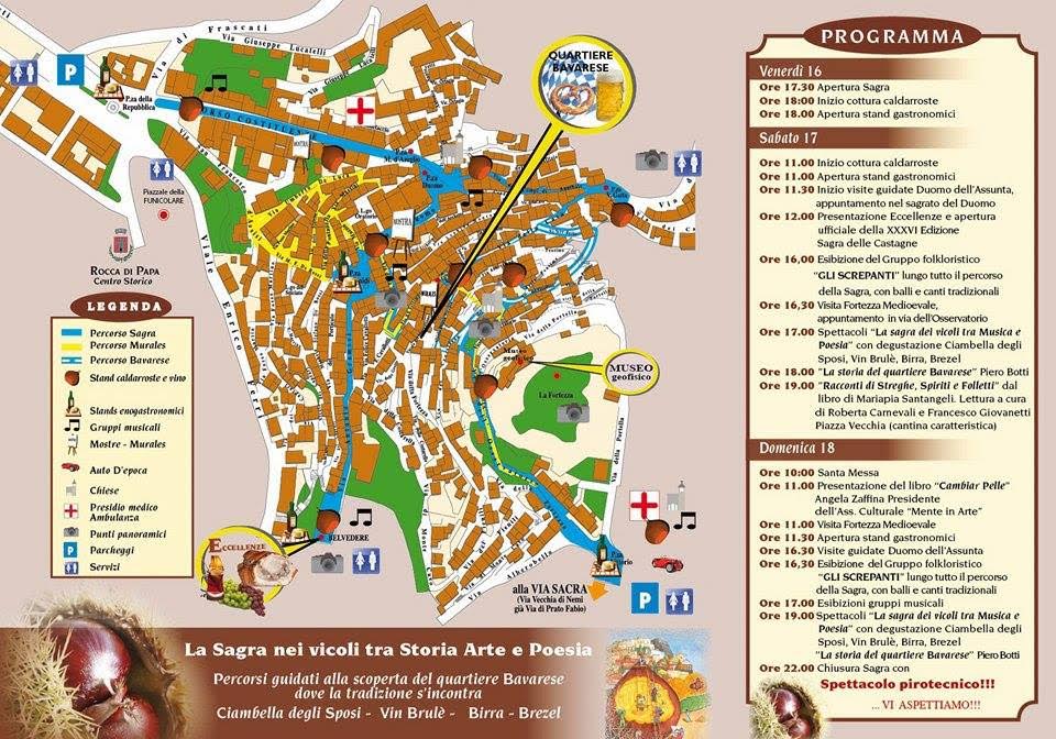 Via alla Sagra delle Castagne di Rocca di Papa sagra