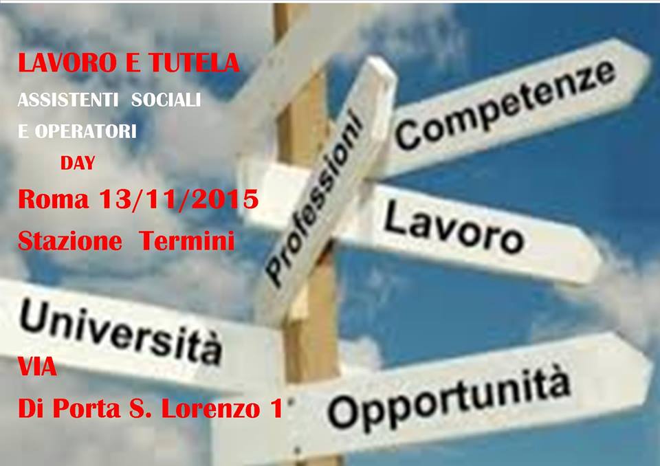 Assistenti sociali, una risorsa da tutelare