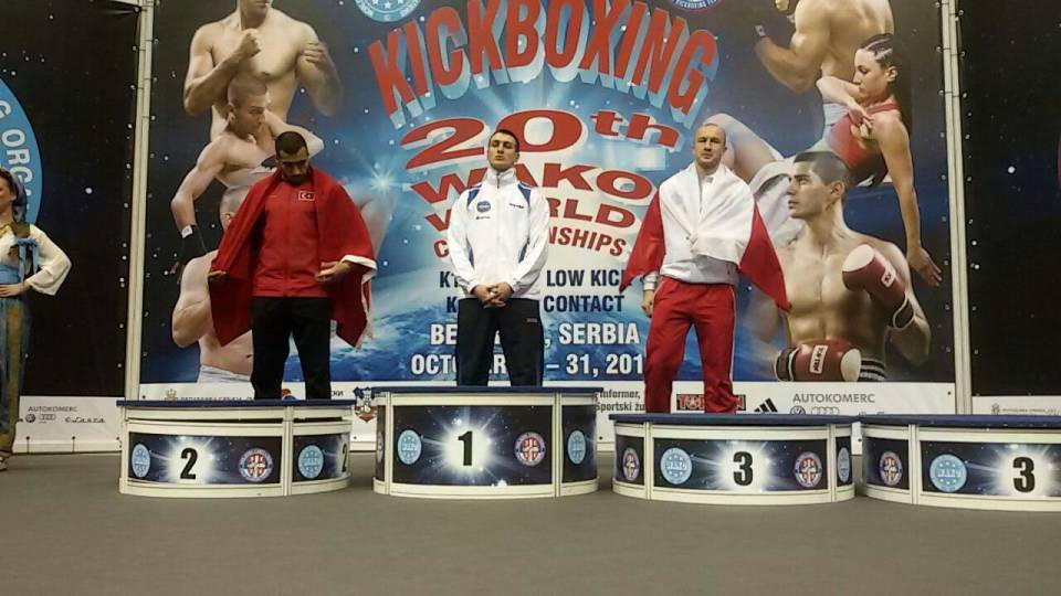 Gabriele Casella campione del mondo di kick boxing casella