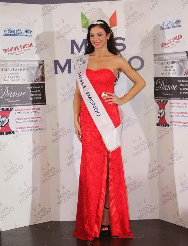 Giulia Presciutti vince la tappa veliterna di Miss Mondo presciutti