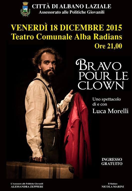 Albano, in scena lo spettacolo per ragazzi Bravo pour le Clown clown