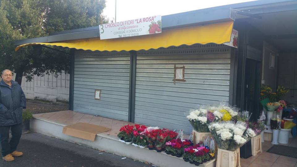 Addezi “Comune di Ardea faccia luce sulla vicenda dei chioschi di fiori al cimitero” chiosco