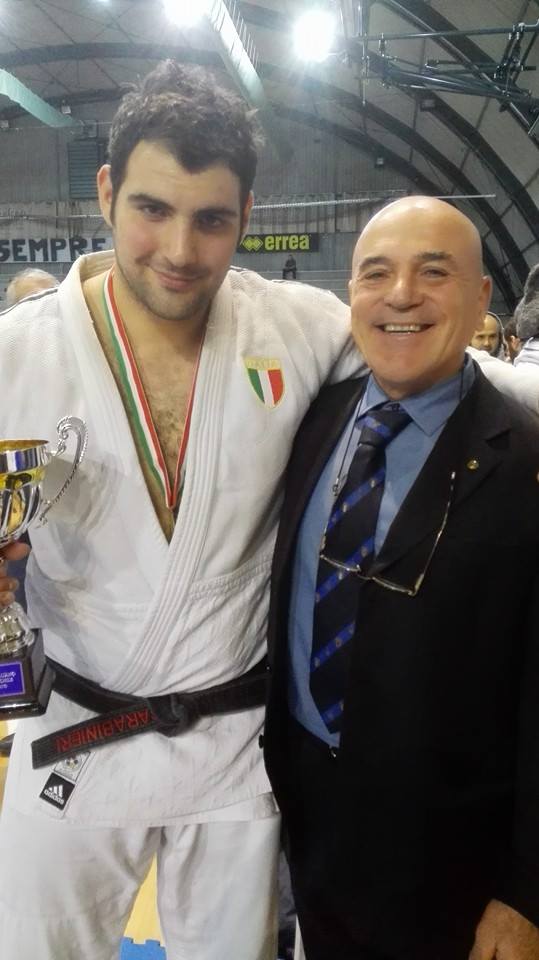 Il Presidente Moraci (Asd Judo Energon Esco Frascati) applaude l’ex allievo Mascetti mascettiemoraci