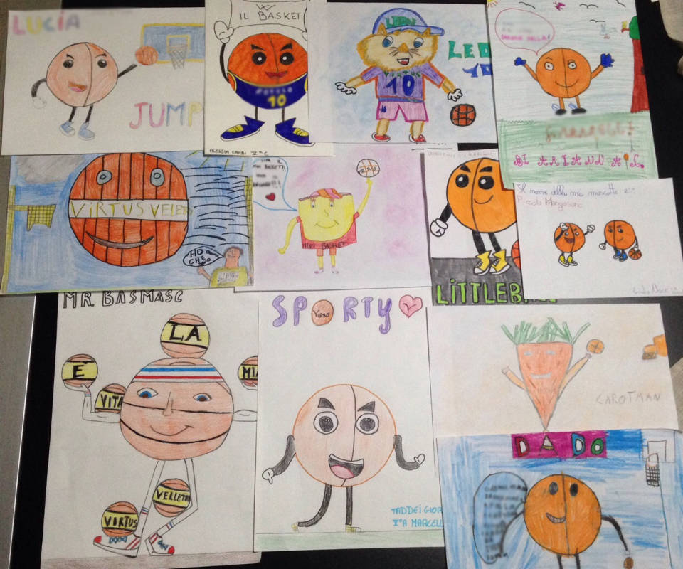 Virtus Velletri Basket, oltre 500 proposte di nome per la mascotte disegnimascotte