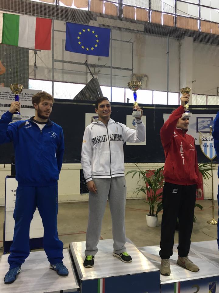 Frascati Scherma, quattro podi nella prova zonale ad Ariccia toldo