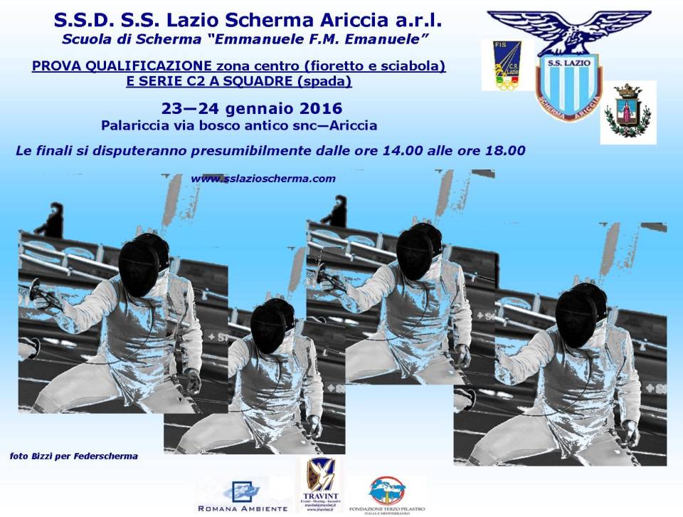 La grande Scherma di scena al Palariccia il 23 e 24 gennaio schermapalariccia2324gennaio