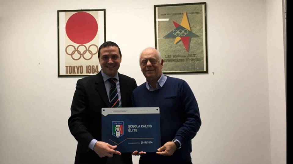 La Gioc Cocciano Frascati, arriva il riconoscimento di Scuola di Calcio Elite premiazione_mari_popolla