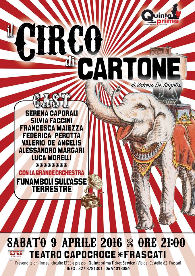 Frascati, arriva il “Il Circo di Cartone” ilcircodicartone