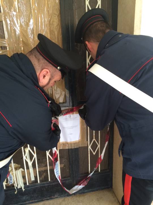 Sequestrata casa famiglia a Marino sequestratacasafamigliamarino