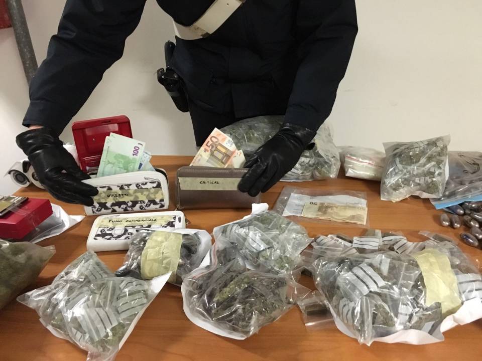Grottaferrata, i Carabinieri sgominano banda di spacciatori sequestrodrogagrotta