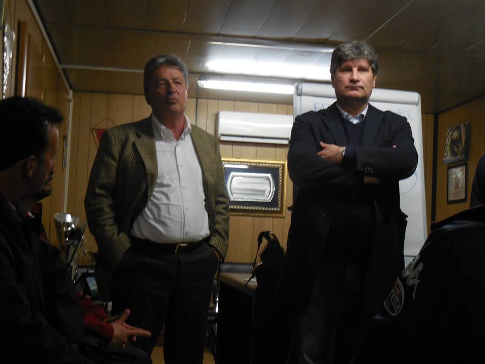 Albalonga calcio, Camerini dopo la visita del dg del Torino Comi camerinicomi