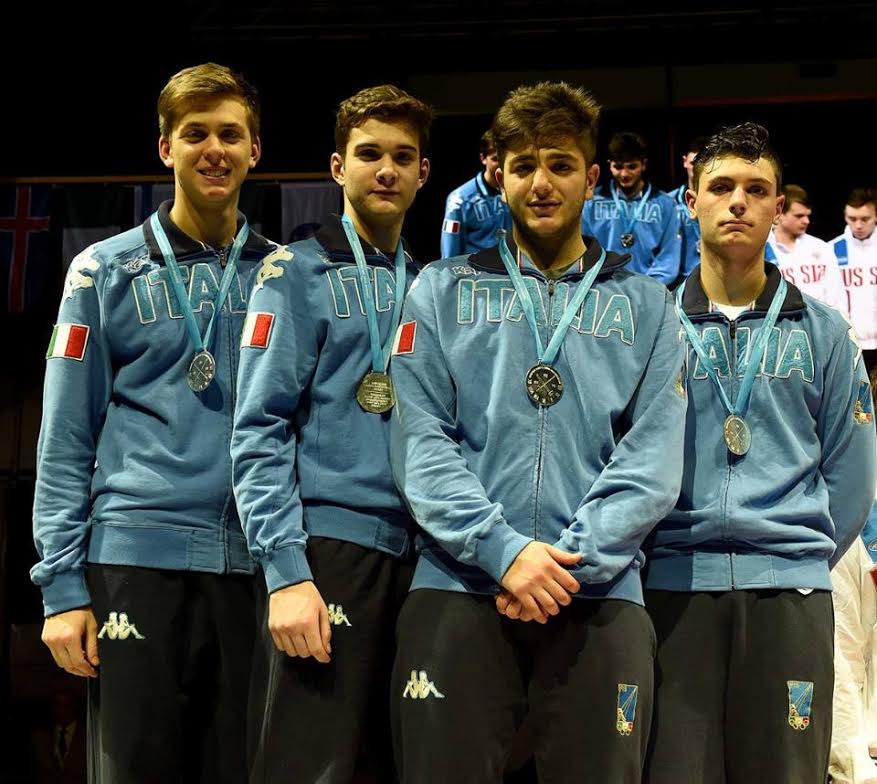 Giacomo Mignuzzi conquista anche l’argento a squadre nella sciabola sciabola