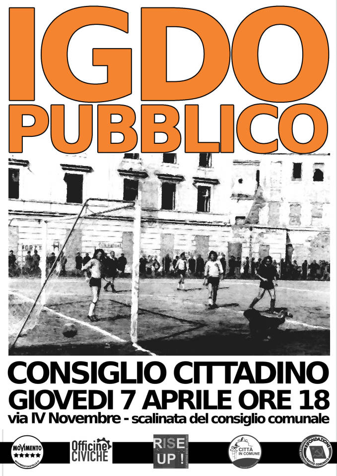 M5S Ciampino, consiglio cittadino su #Idgo volantinoconsiglioigdo