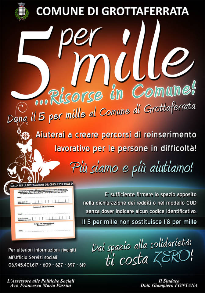 grottaferrata5permillerisorseincomune