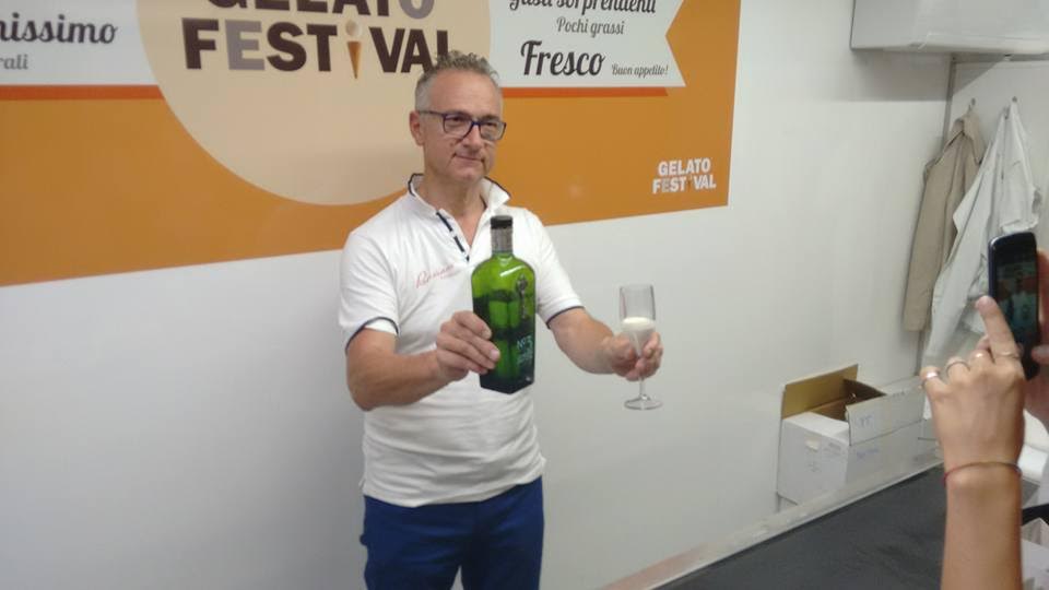 Paolo Pomposi con Pallini al Gelato Festival 2016 pomposi