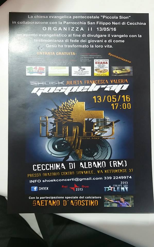 Alla Parrocchia di Cecchina la solidarietà unisce le religioni locandina